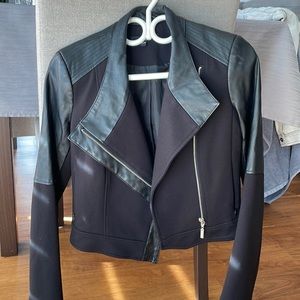 Bedo faux leather bomber jacket